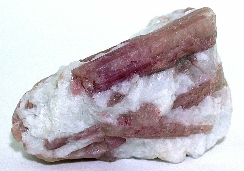 1 9/10 x 1 2/5 x 1 1/3 Inch Pink Tourmaline Crystal In Quartz Specimen CS111