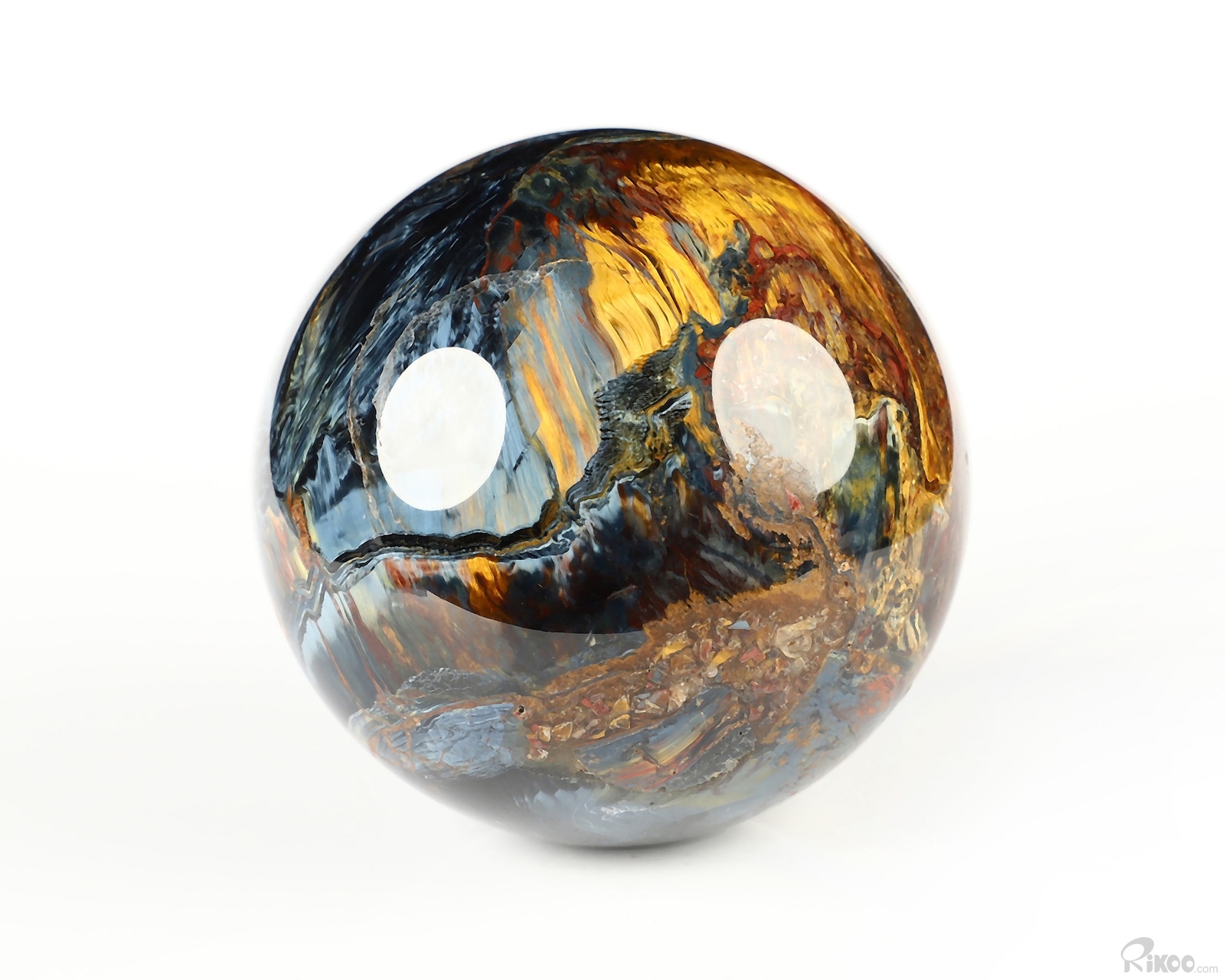2.0″ Pietersite Hand Carved Crystal Ball/Sphere, Crystal Healing