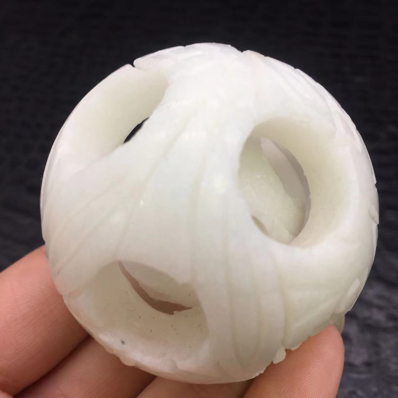 Natural White Marble Ball Crystal Quartz Sphere+Stand Healing Decorate Reiki 1Pc