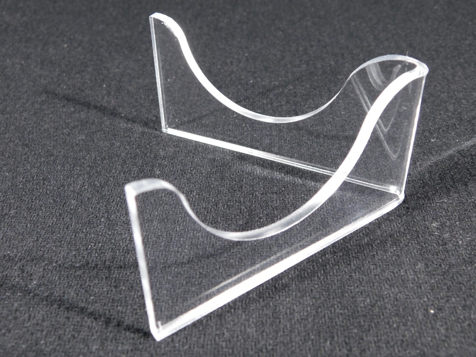 Easel Display Stand Medium Size Clear Lucite Low Profile C100