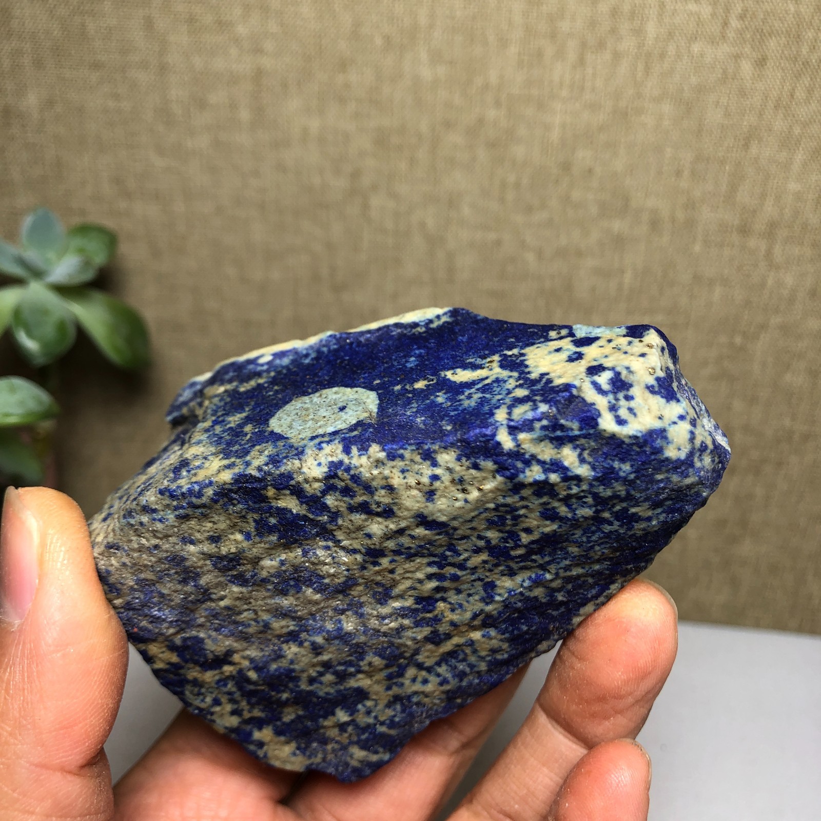 223g Natural lapis lazuli Crystal gemstone Rough Mineral Specimen healing A2024