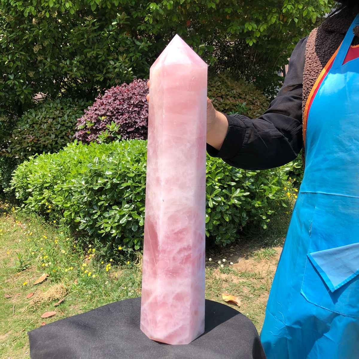 14.52LB Large Natural Powder Crystal Column Wand Obelisk Mineral Healing 5051