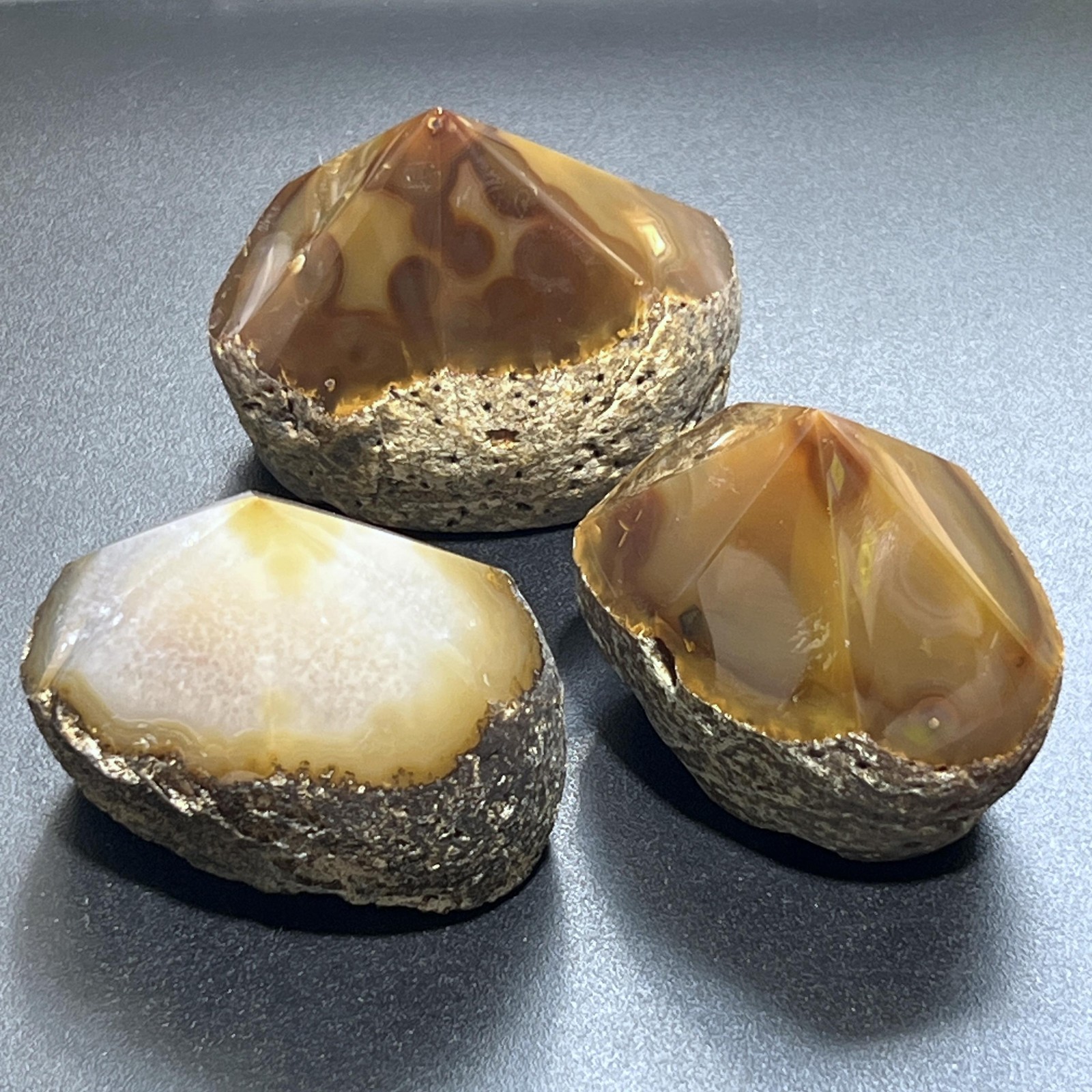 Agate Crystal Point Tower Carving Natural Genuine Mineral