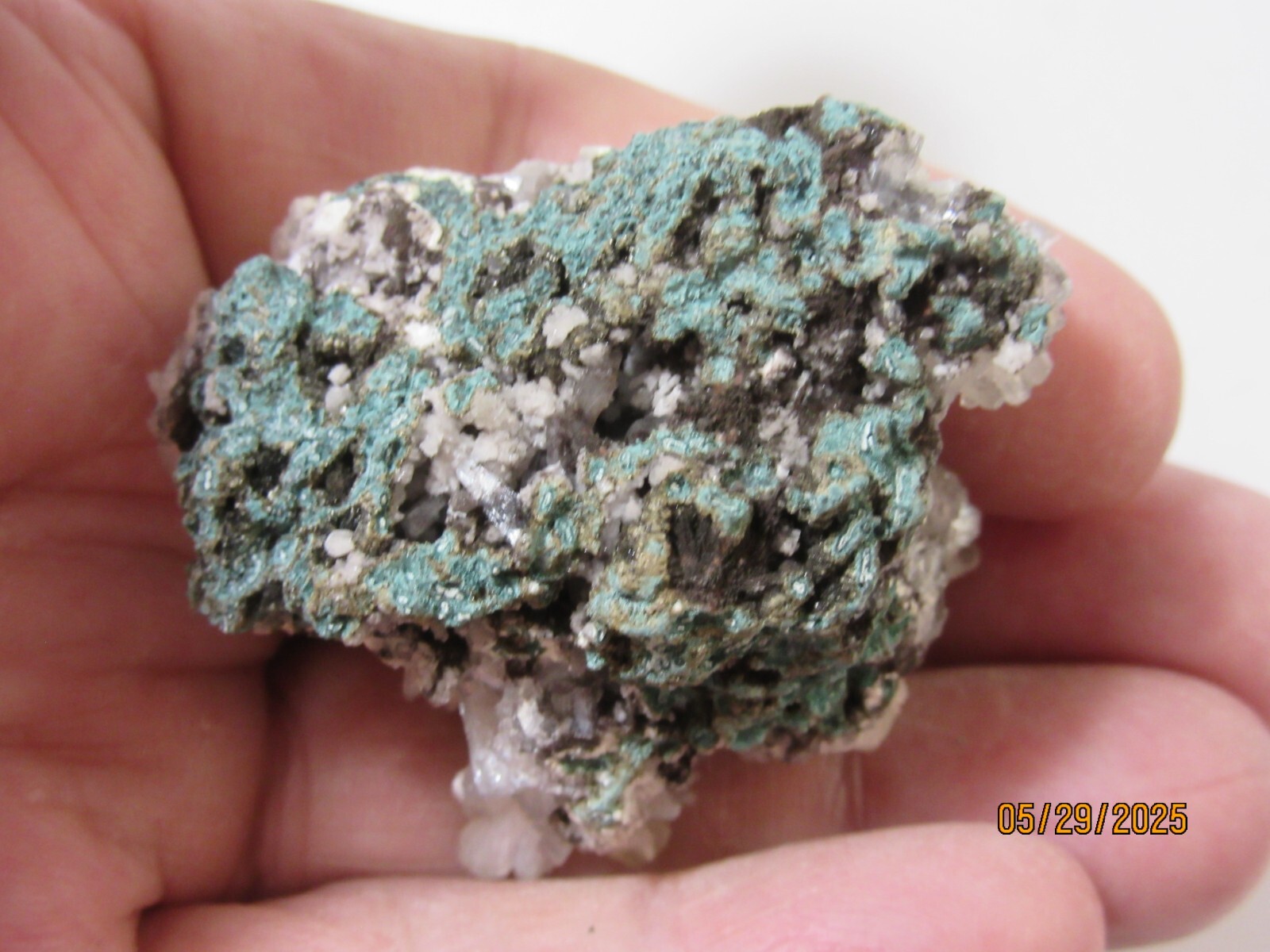 Dark Apophyllite Cluster Zeolite on Matrix 1 7/8″ Collectible DACZMC-174