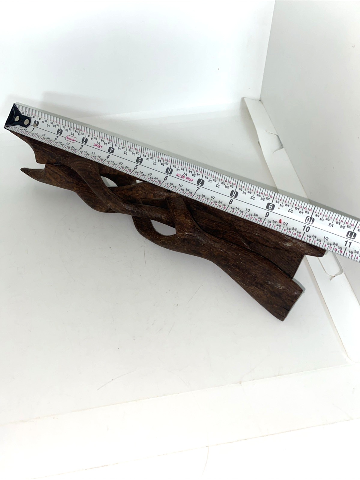 Crystal Display Stand Wooden Cobra Stand 6 Inches Hand Carved Design