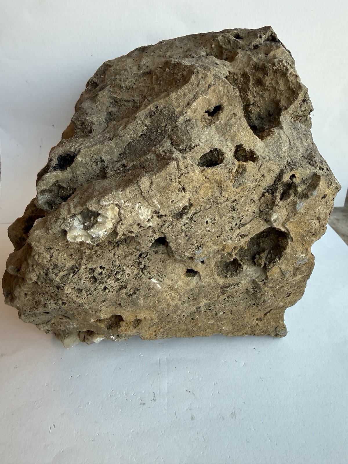 Huge 6 lb Herkimer Diamond Quartz Crystal in Matrix Specimen 6″ Tall NY Mineral
