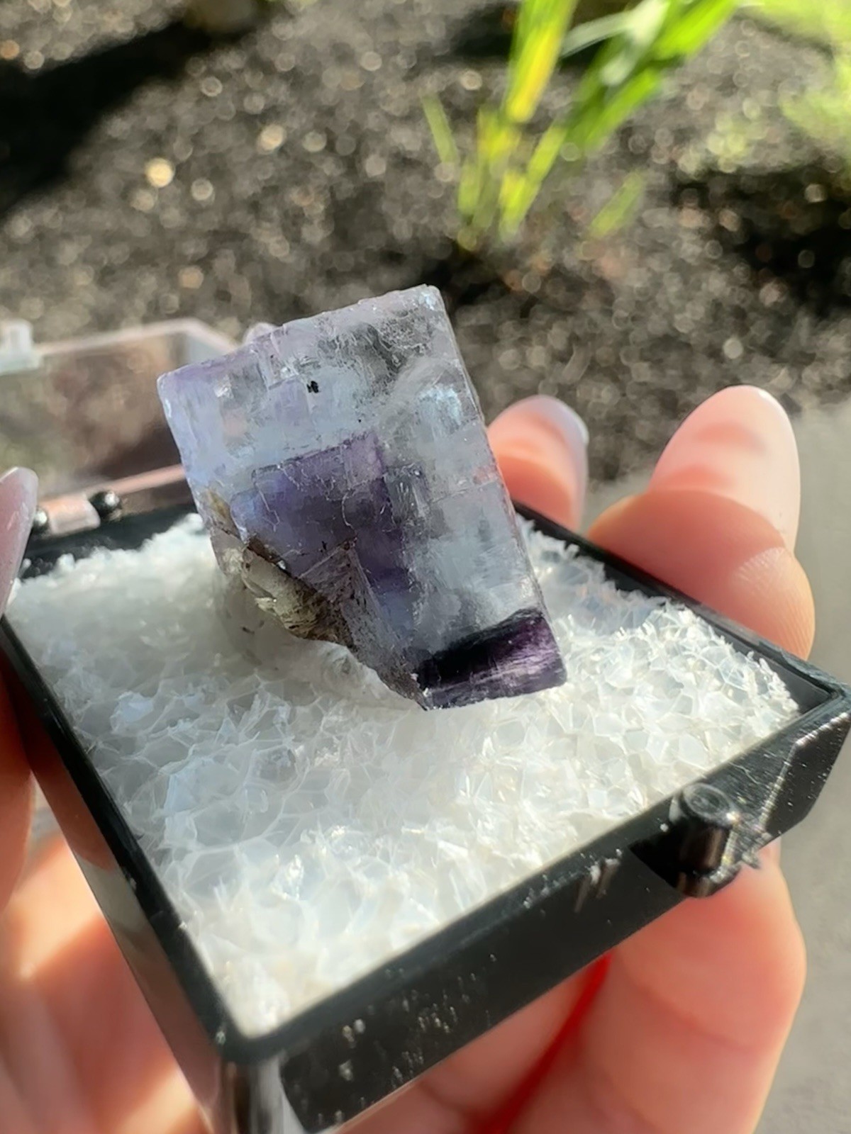 Etched Purple And Blue Fluorite, Minerva No. 1, Illinois