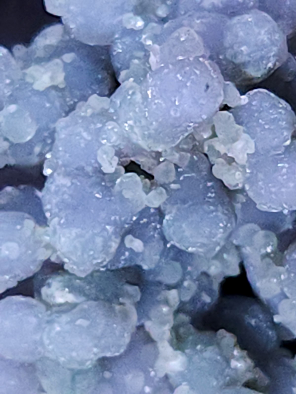3x A++ Sparkly Purple GRAPE CHALCEDONY Crystals Amethyst Indonesia Agate Quartz