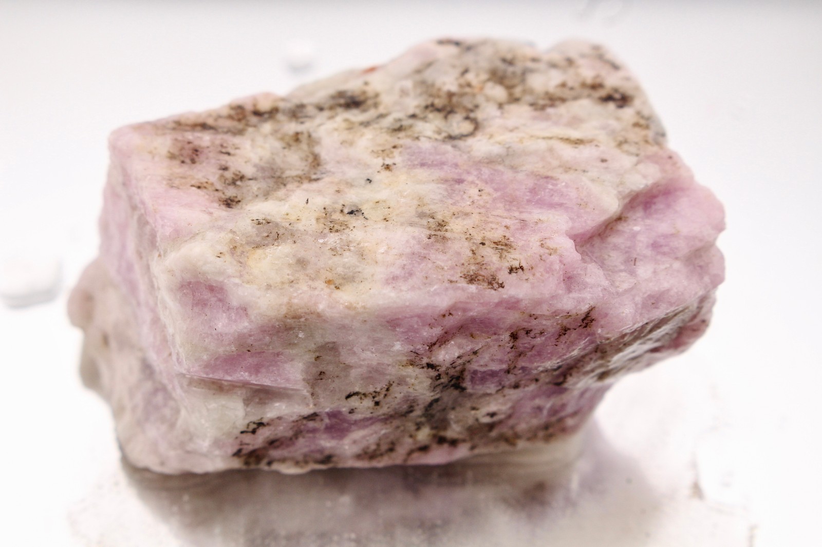 4oz UV ACTIVE Kunzite Nigeria Purple Lilac Raw Natural Rough Crystal Mineral
