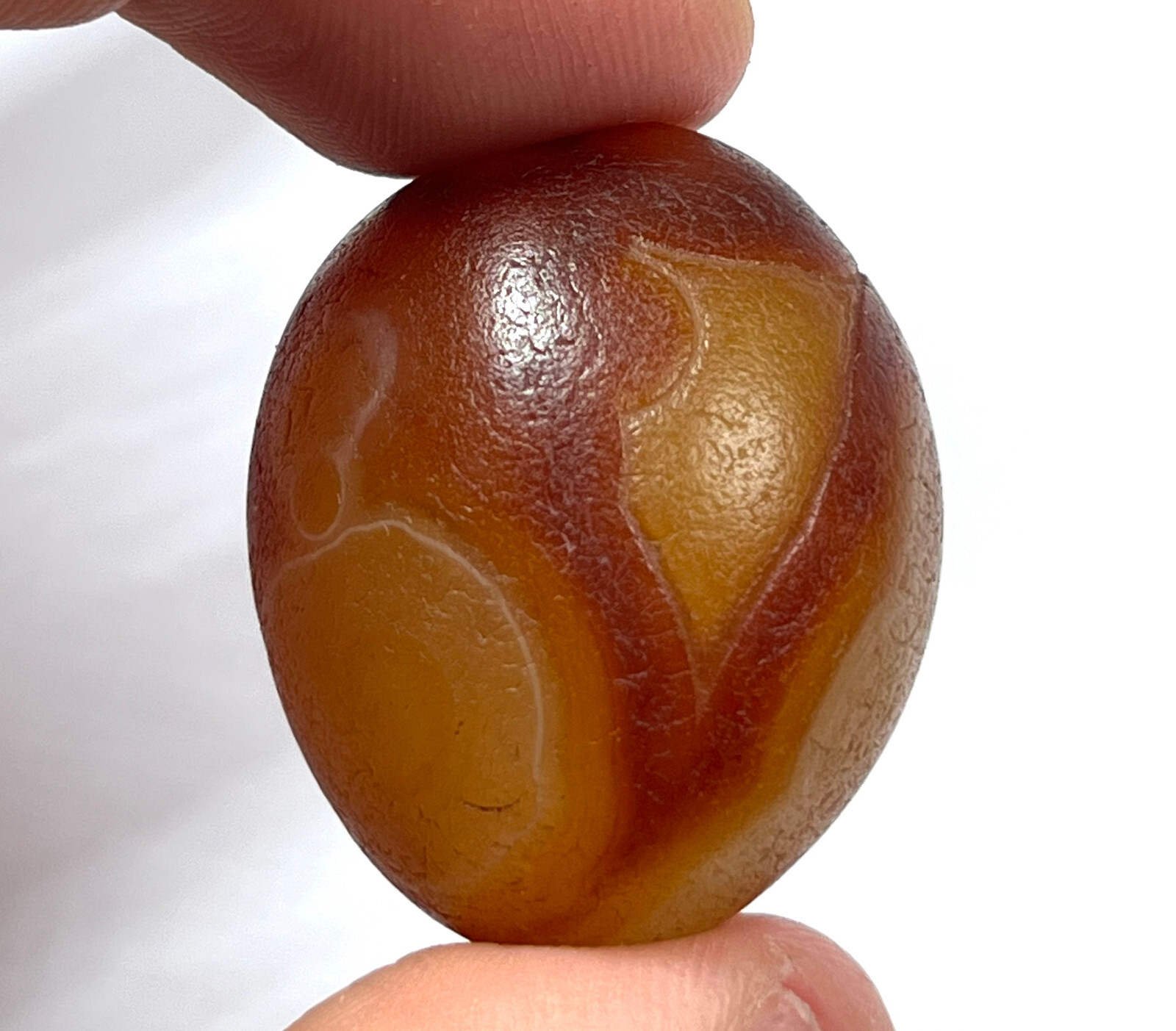 25g Bonsai Suiseki-Natural Gobi Agate Eyes Stone-Rare Stunning Viewing 5-20