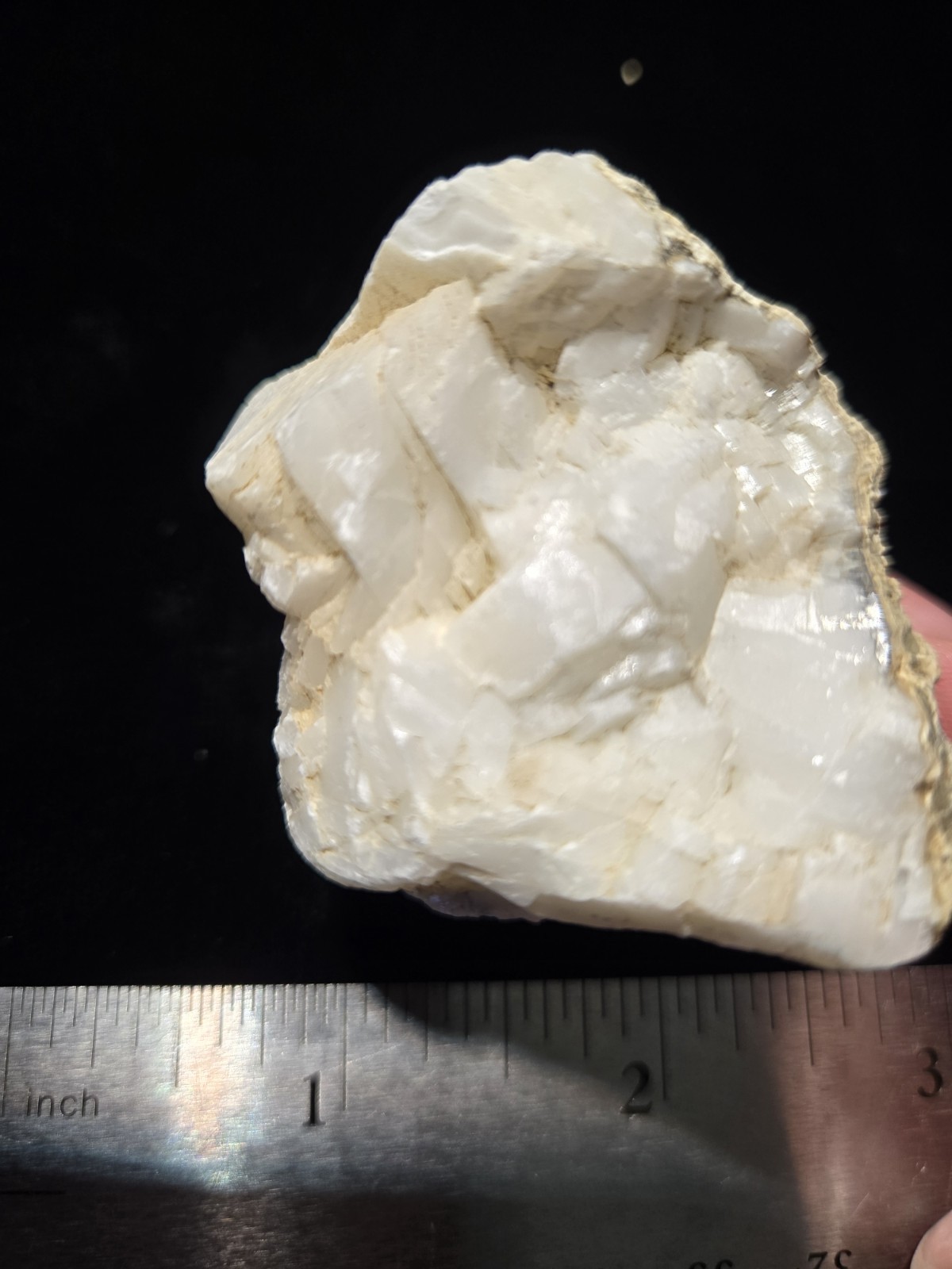 100g Milky White Feldspar Crystals Natural Specimen