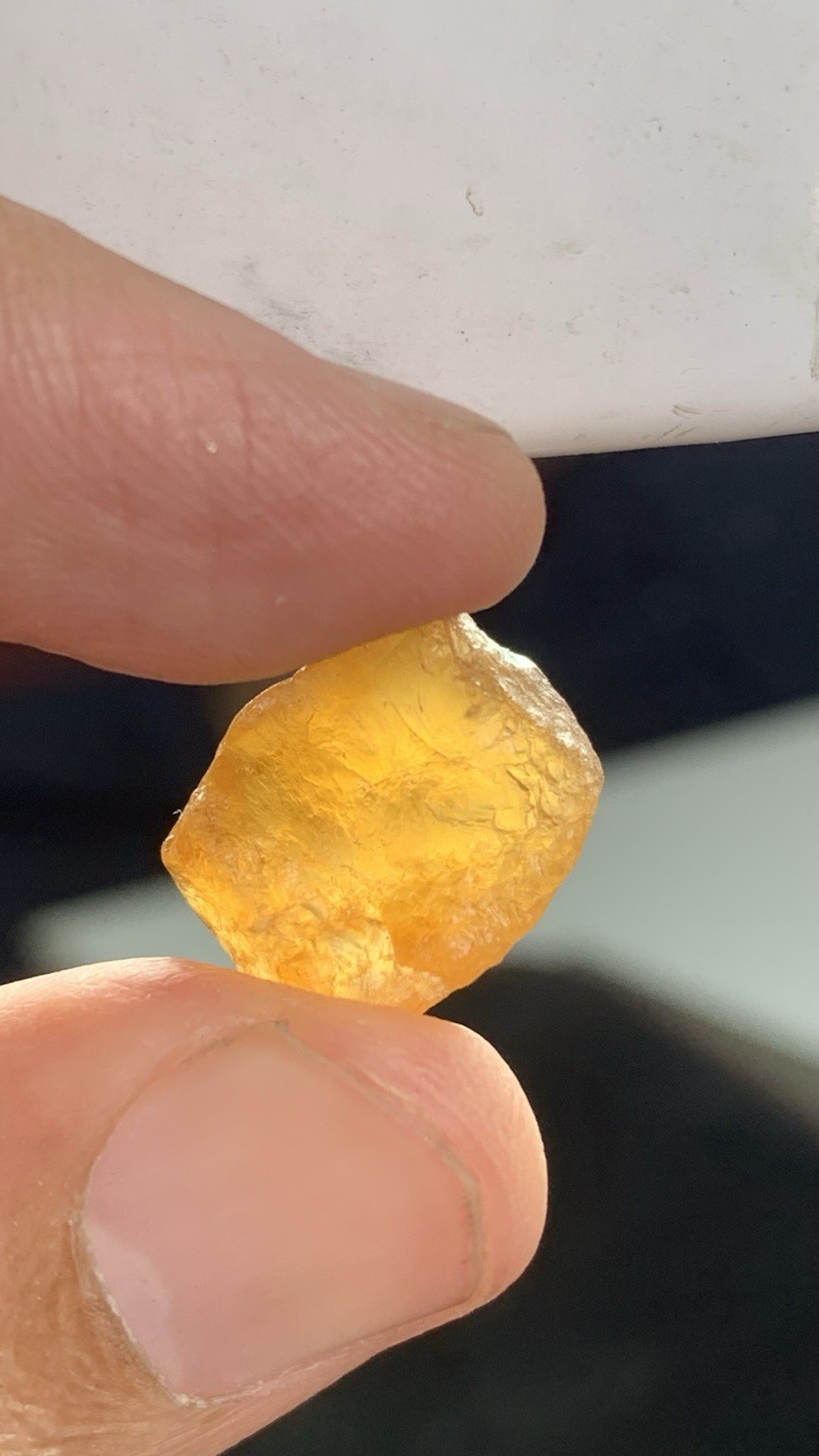 128 Ct Dark Orange Hessonite Garnet From Africa Facet Grade Rough