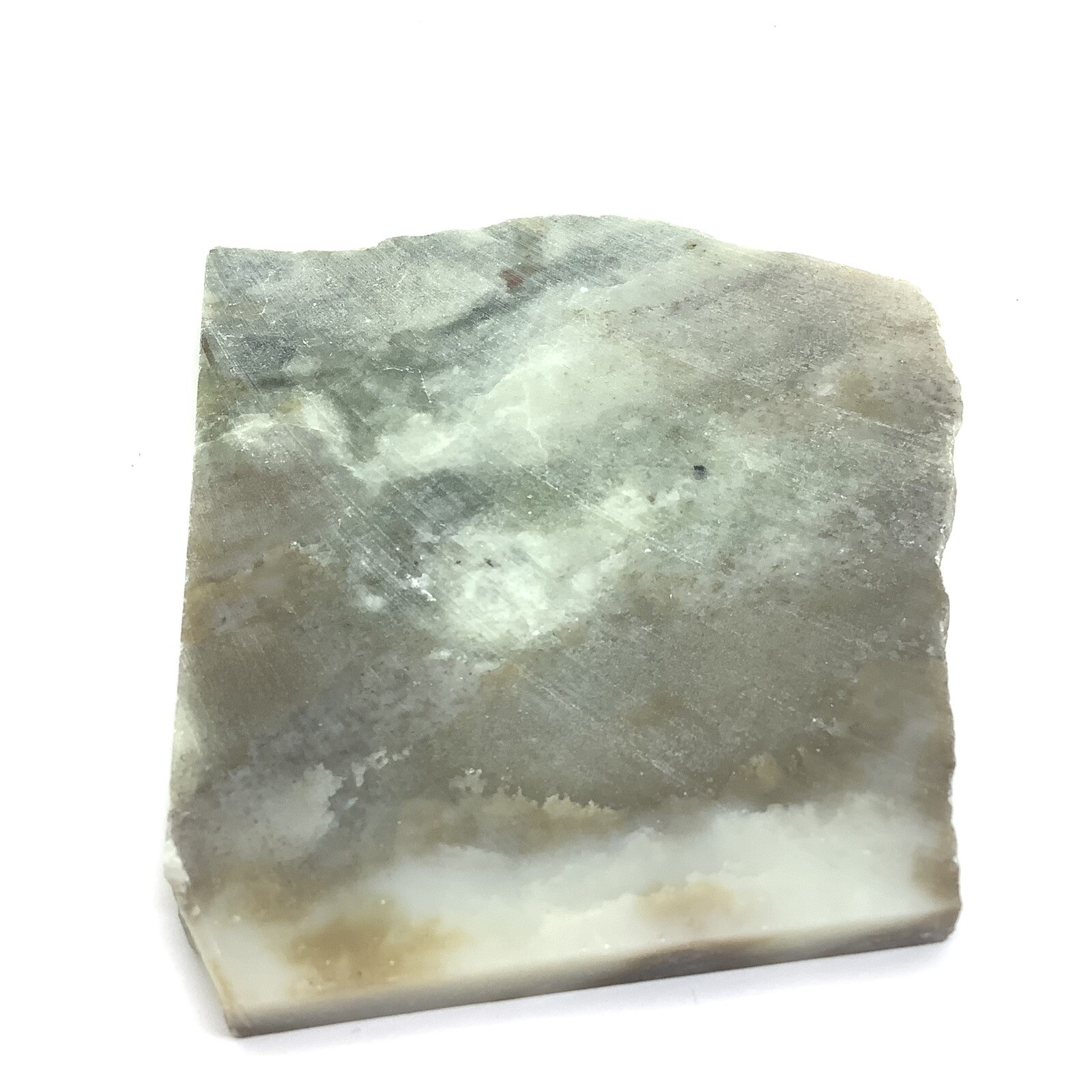 Siberian Jade Slab Honey Brown White Nephrite Jade Lapidary Vitim River Siberia