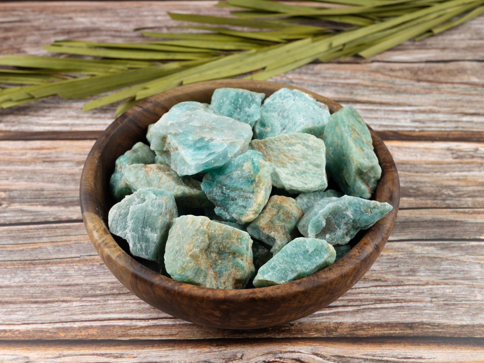 Amazonite Raw Crystal Stone – Healing Crystals and Stones for Meditation, Reiki,
