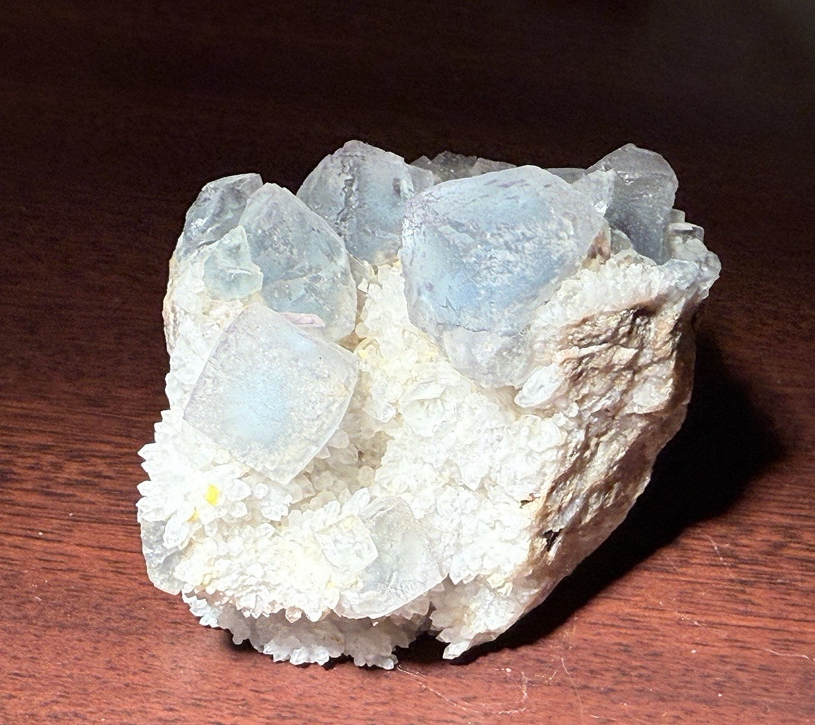 Blue terahexahedral FLUORITE – Hickey No. 1 Mine, Socorro County, New Mexico