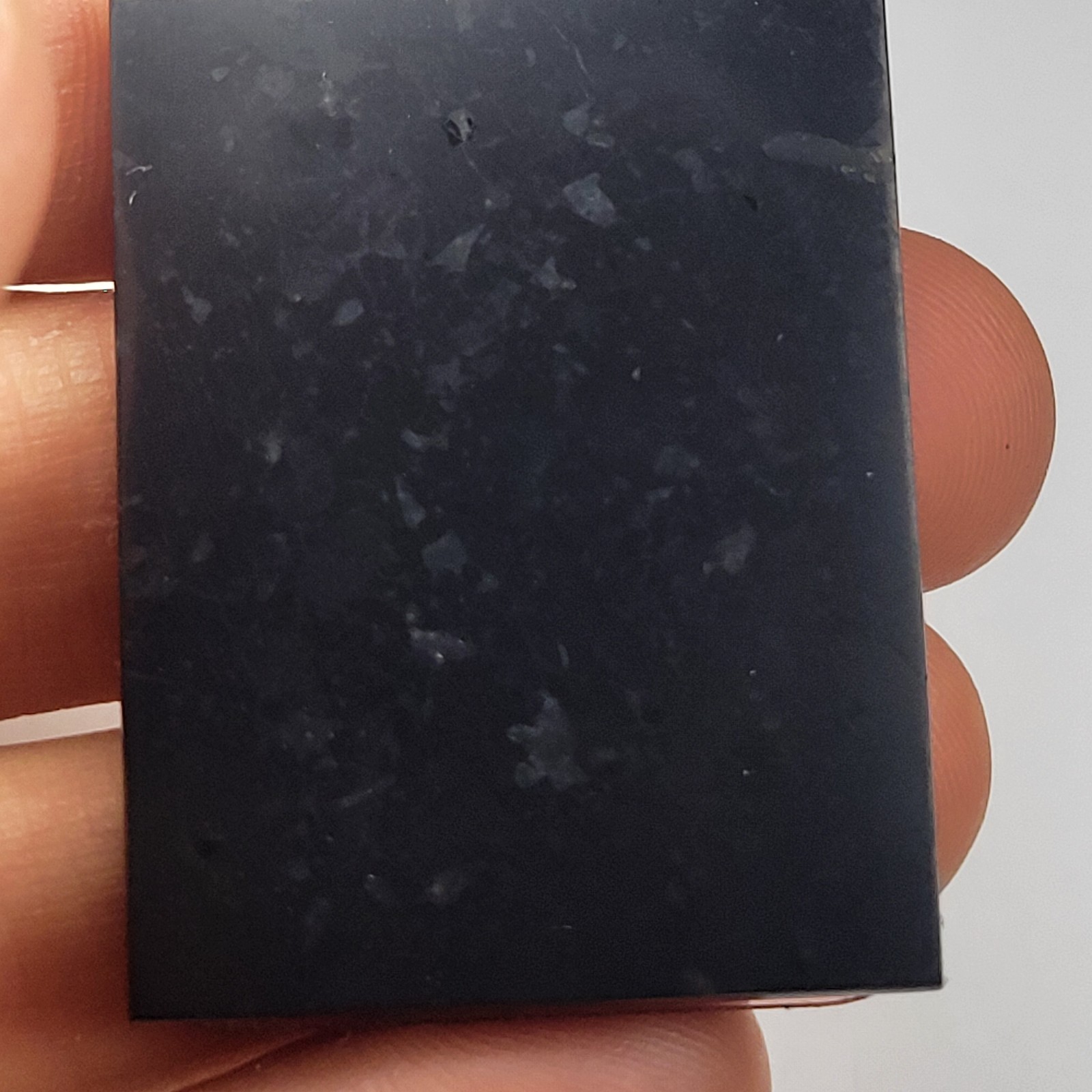 Shungite Stone EMF Protection Phone Sticker 30×40 mm Polished Style_A / 9 pk