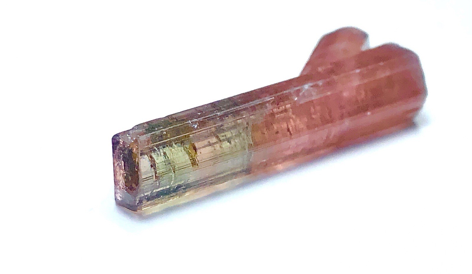 Beautiful an amazing naturel top quality bicolor tourmaline crystal