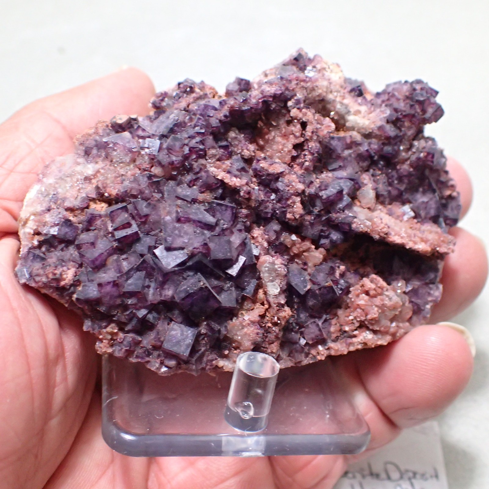 Fluorite, Vrchoslav Fluorite Deposit, Krupka, Czech Republic