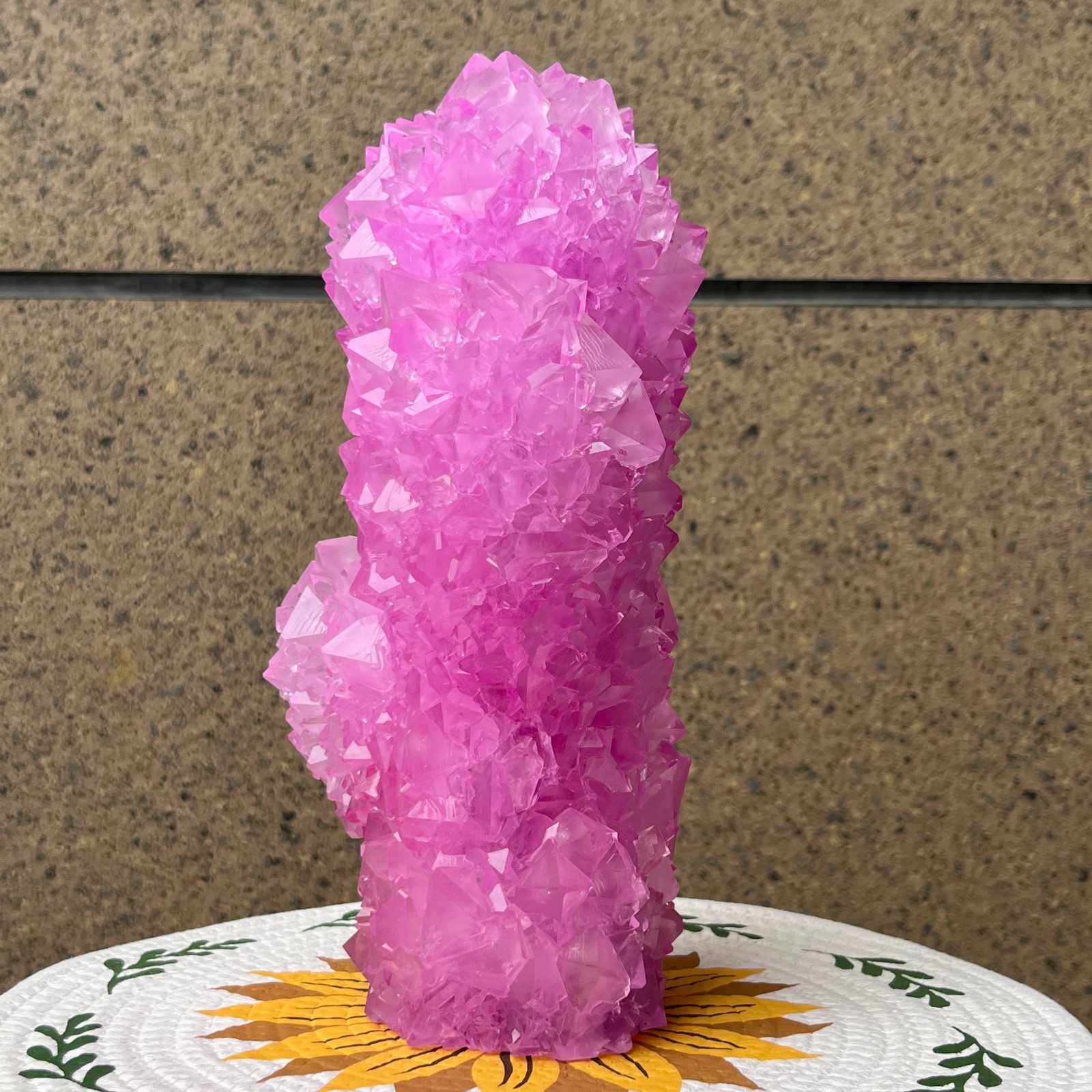 6.2 lb Alum Crystal Cluster Sharp Point Tower Formation Specimen