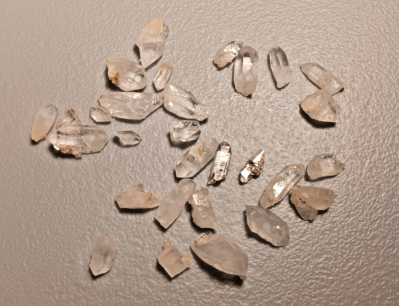 Tiny Quartz Crystal Lot, Sustainable Ouachita Mts Jewelry Making, Crafts, Grids