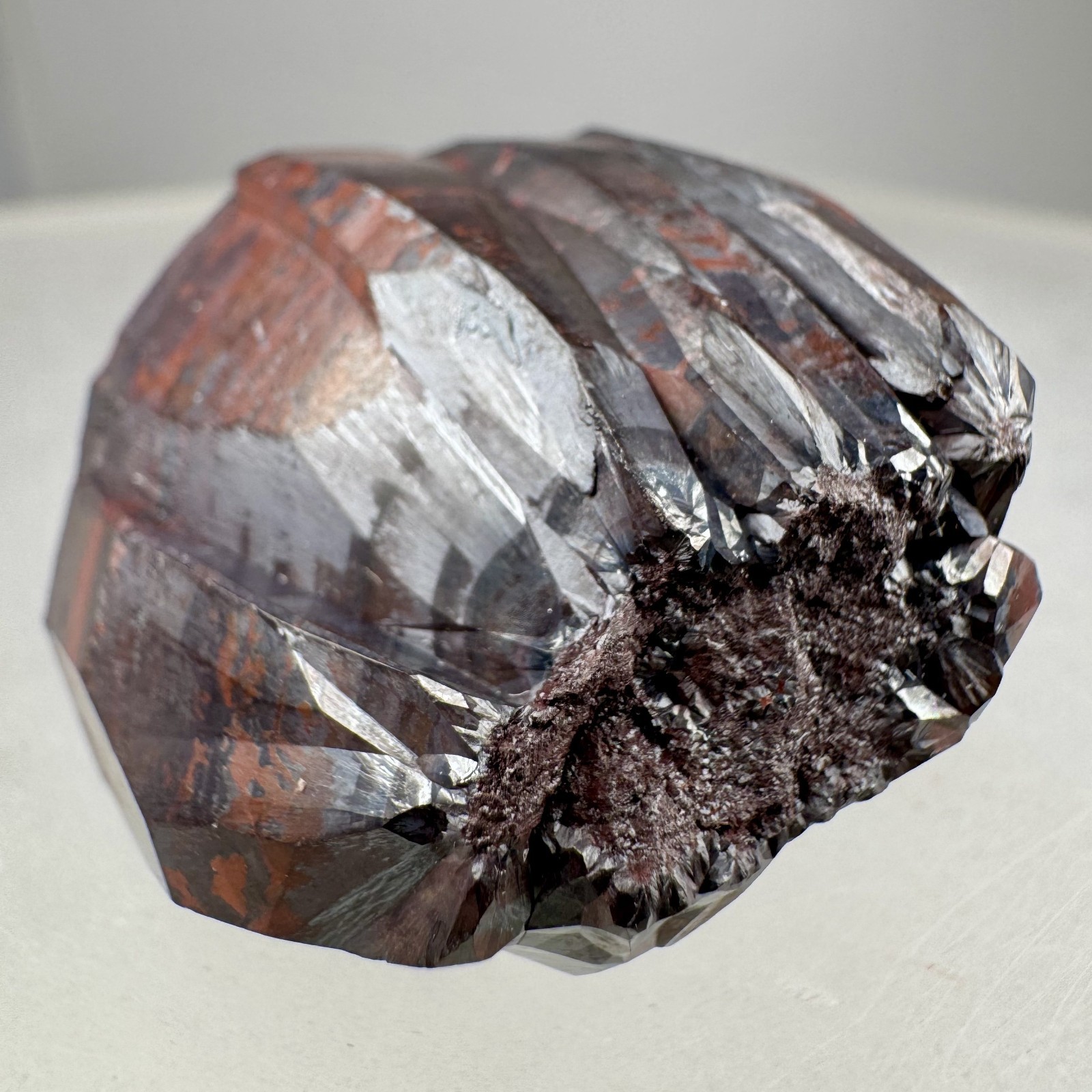 Fine Needle Ore Hematite: Montreal Mine, Gogebic Range, Iron Co., Wisconsin