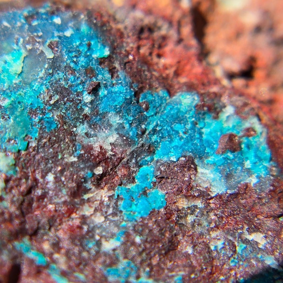 Blue Basin Mine Chrysocolla Copper Ore 302g Nevada Quartz Display Specimen