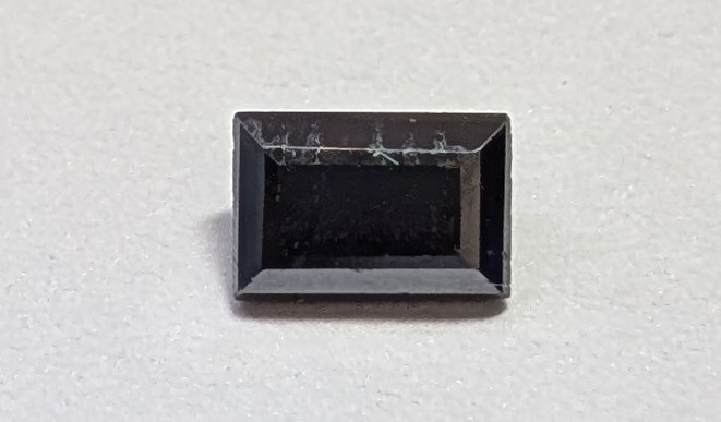 Faceted Rutile 0.49ct Baguette