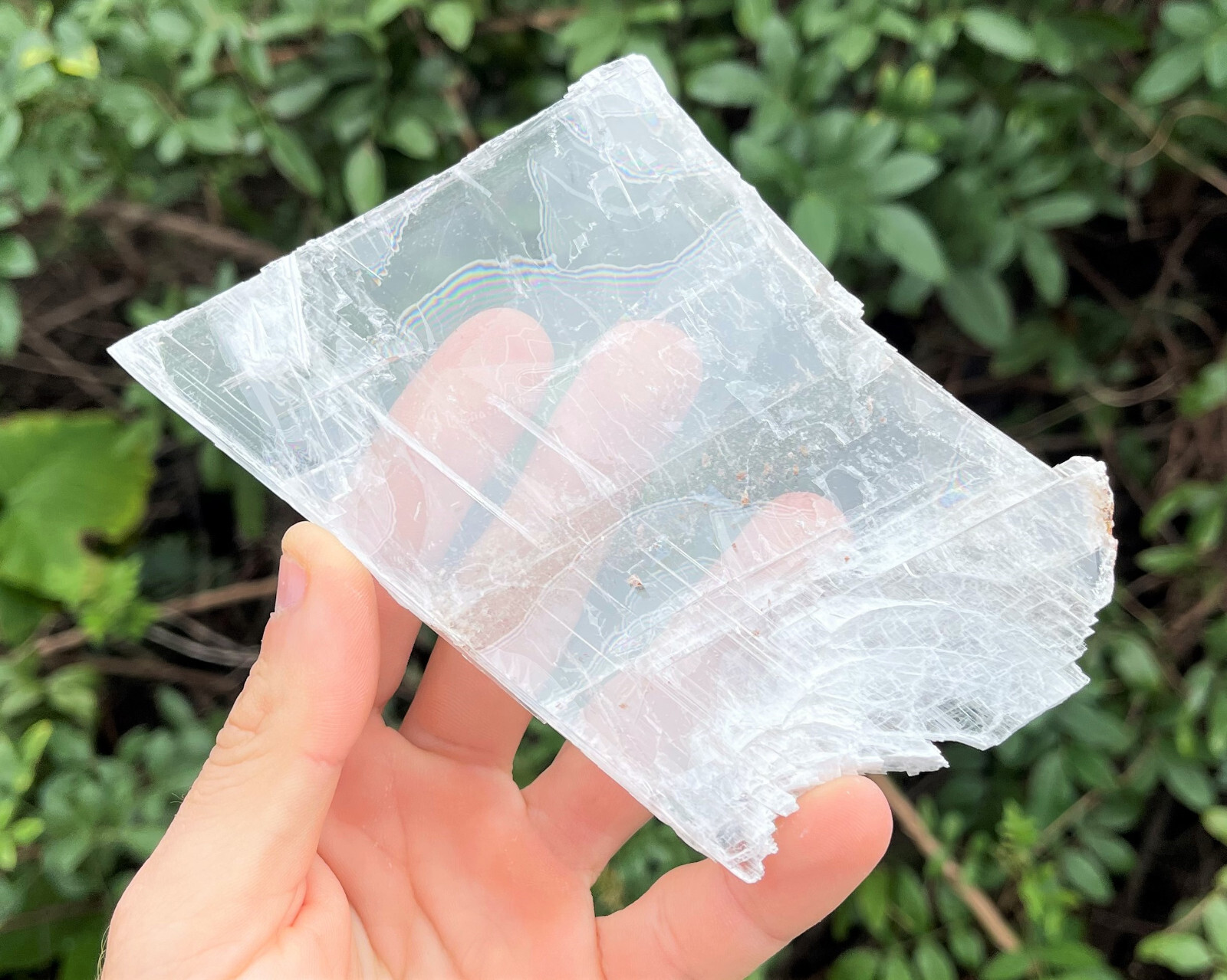 JUMBO Natural Selenite Slabs & Stand! Raw Selenite Slice, Selenite Crystal Plate