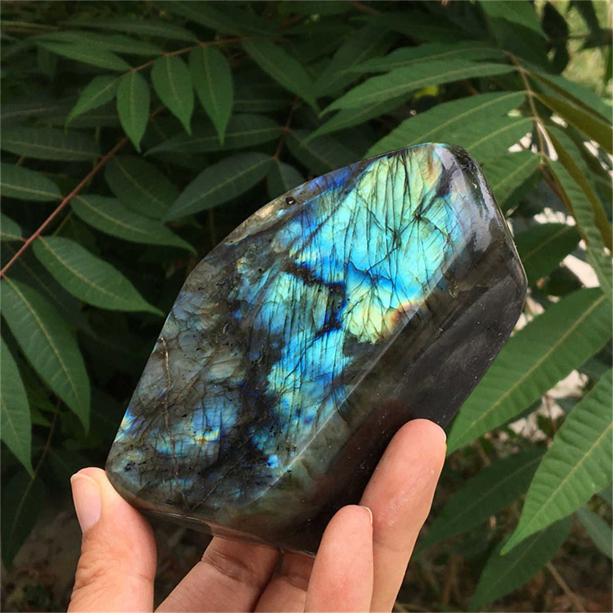 620g Natural Labradorite Mineral Quartz Crystal Mineral Reiki healing