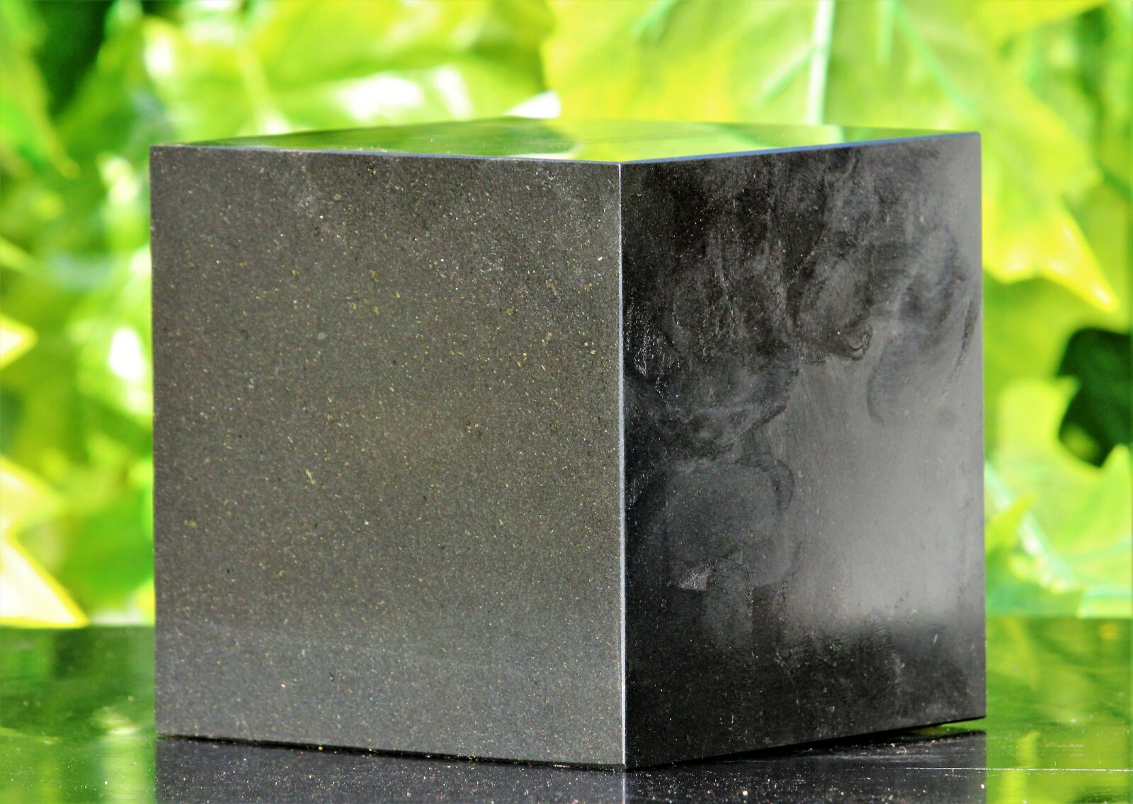 Large 105MM Black Tourmaline Quartz Crystal Chakra Healing Energy Stone Cube