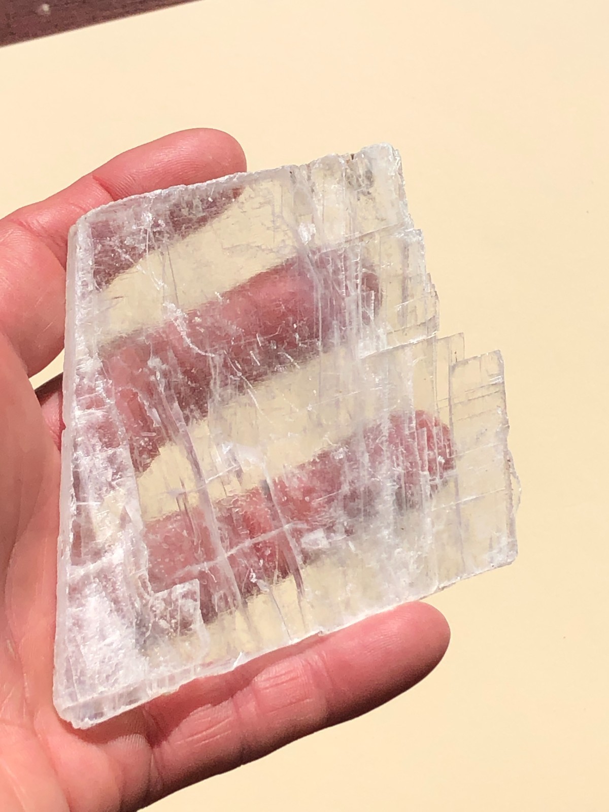 Lot of 5 Natural selenite gypsum mineral specimens 208.8 grams healing