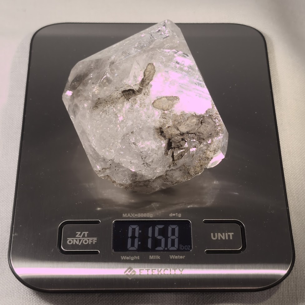 Medium Herkimer Diamond Quartz Crystal Point 3.5″ 15 oz Fonda NY