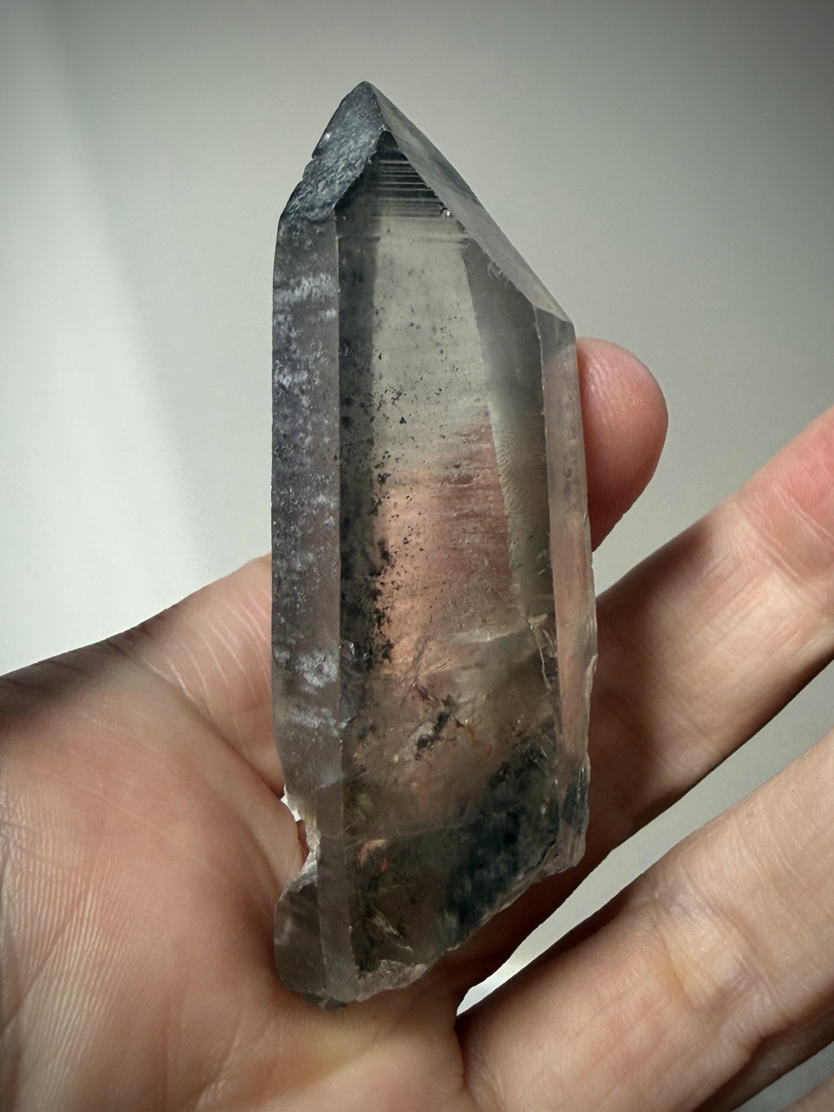 Phantom Quartz Crystal Lemurian Quartz Brazil Inclusion Quartz Phantom Inclusion