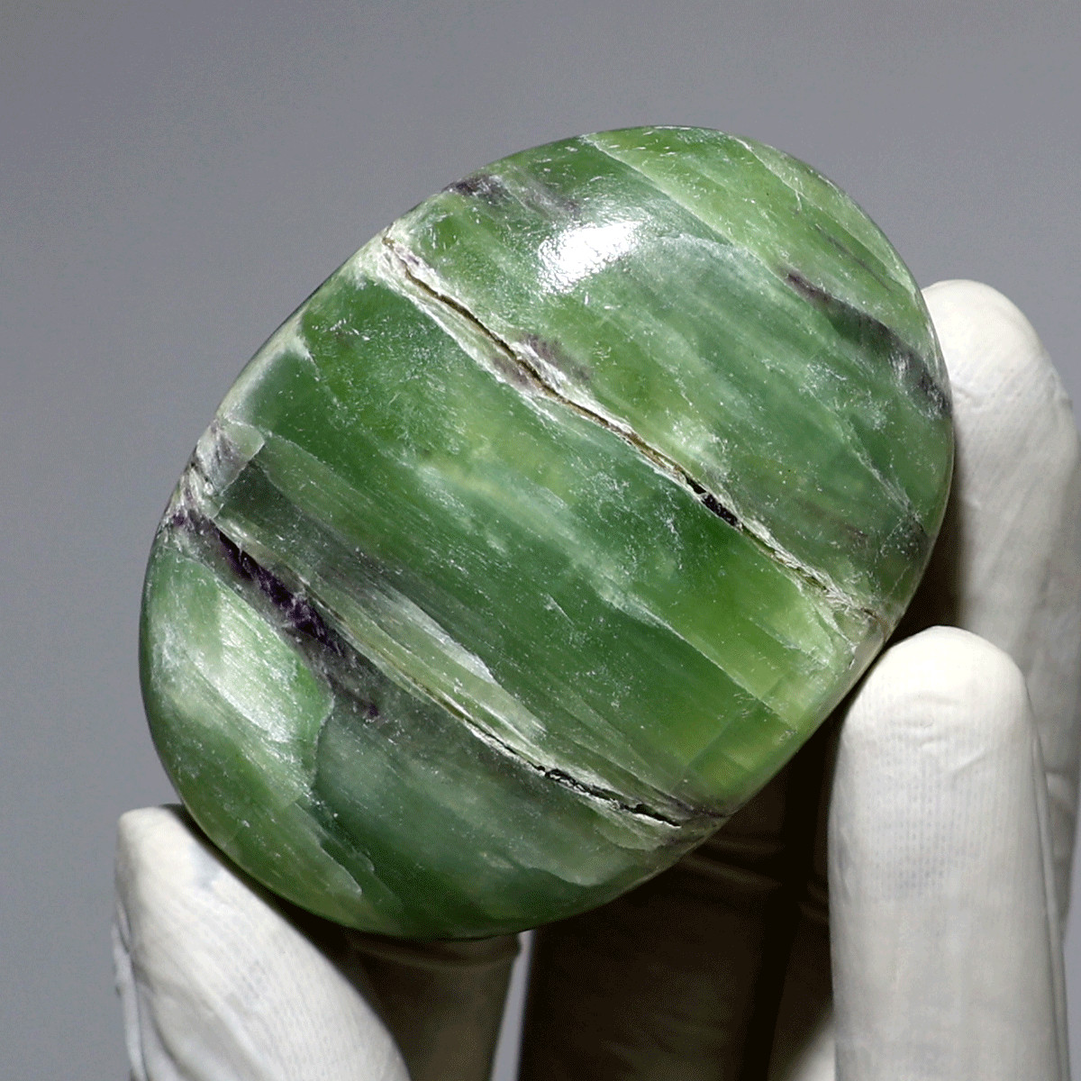 Rare Green Kammererite Palmstone • Harmony, Psychic Awareness & Gentle Strength