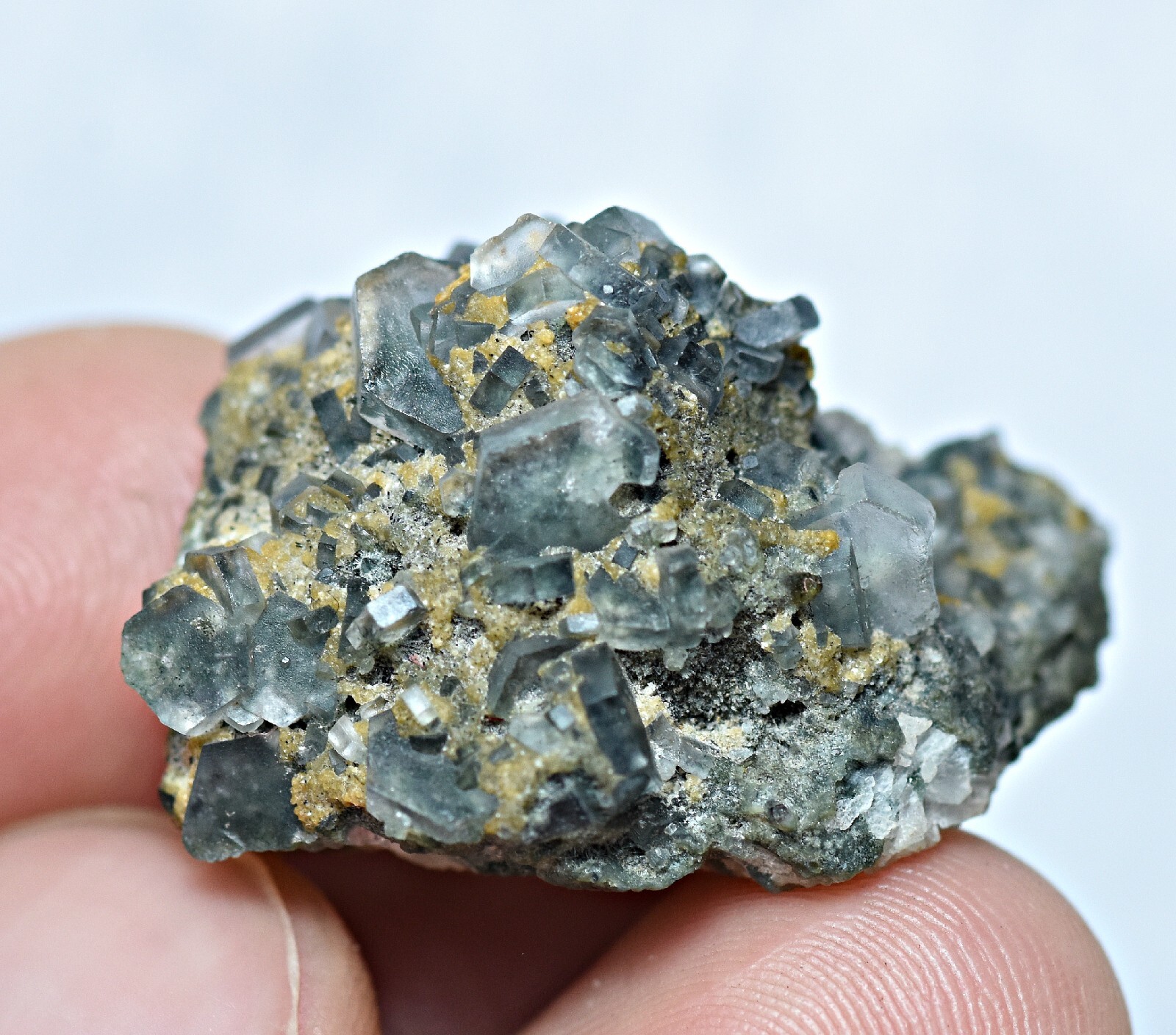 43 CT Rare Vorobyevite Beryle Crystals W/ Pink Kunzite and Tourmaline On Matrix