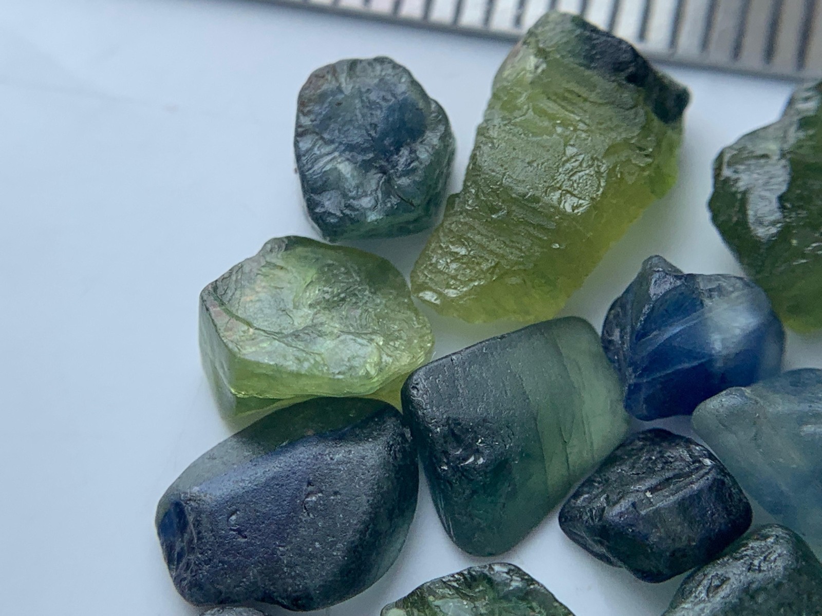 25.50Crt Amazing Facet Grade Teal Sapphire Rough lot @Madagascar