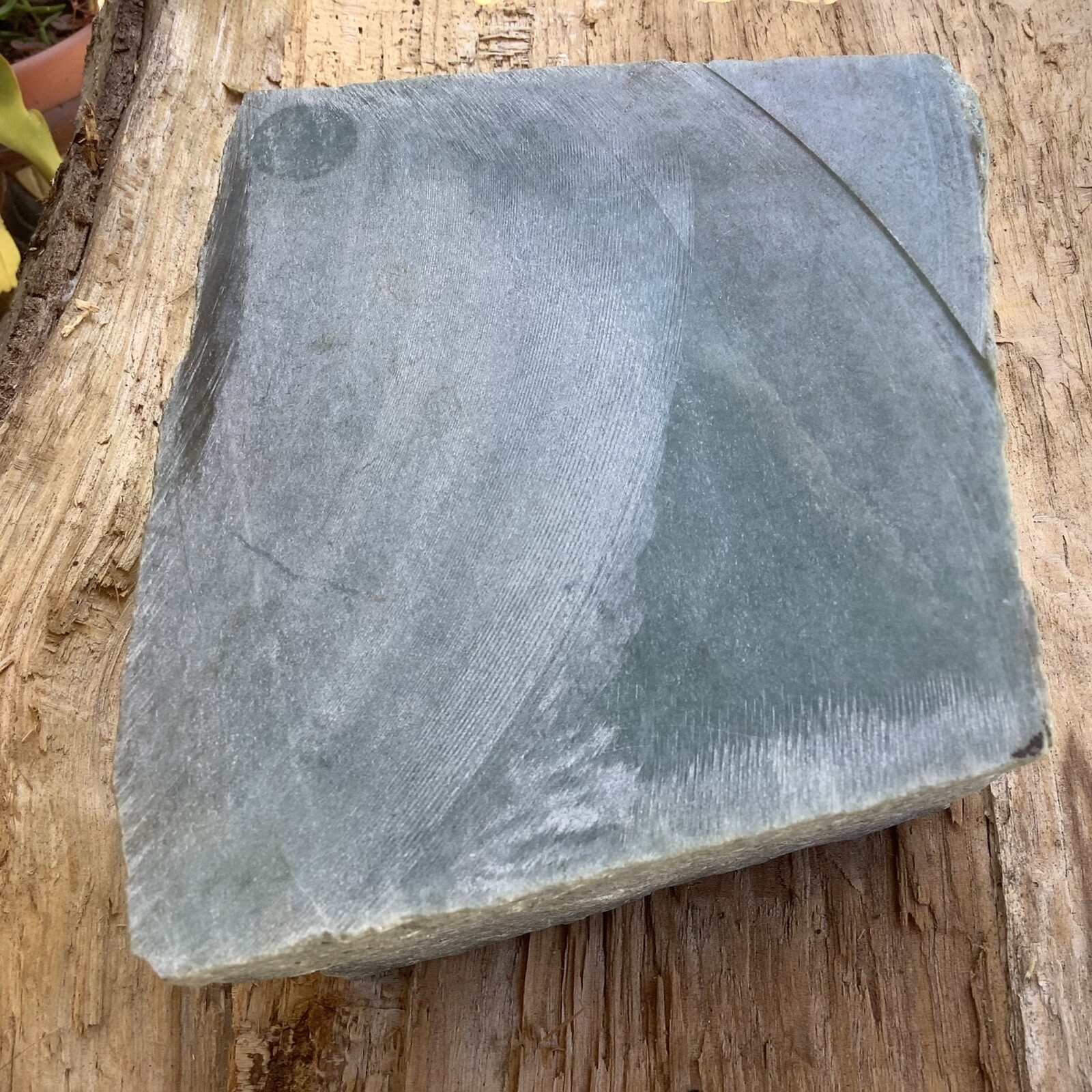 Siberian Jade Block Jelly Green Jadeite Jade Stone Lapidary Siberia 3822g