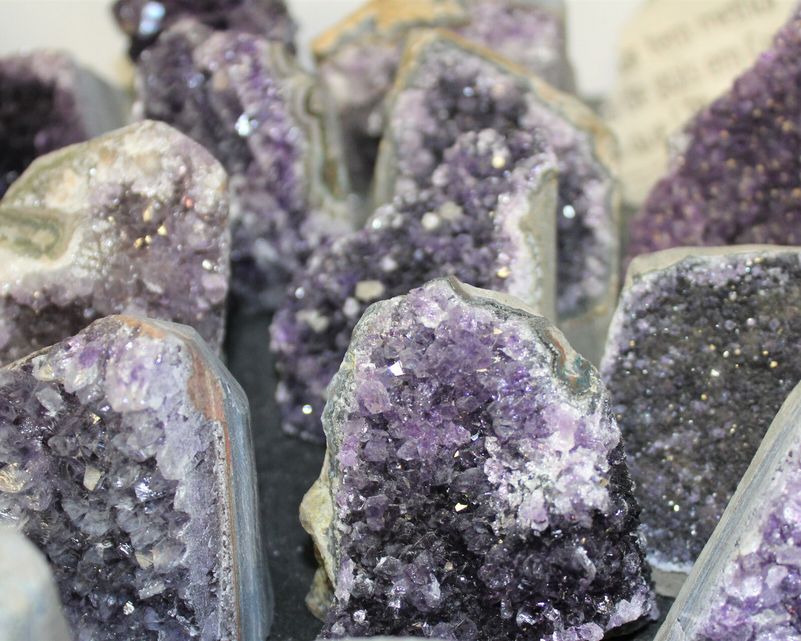 Clearance Amethyst Cut Base Crystal Geodes – Natural Quartz Cluster Specimens