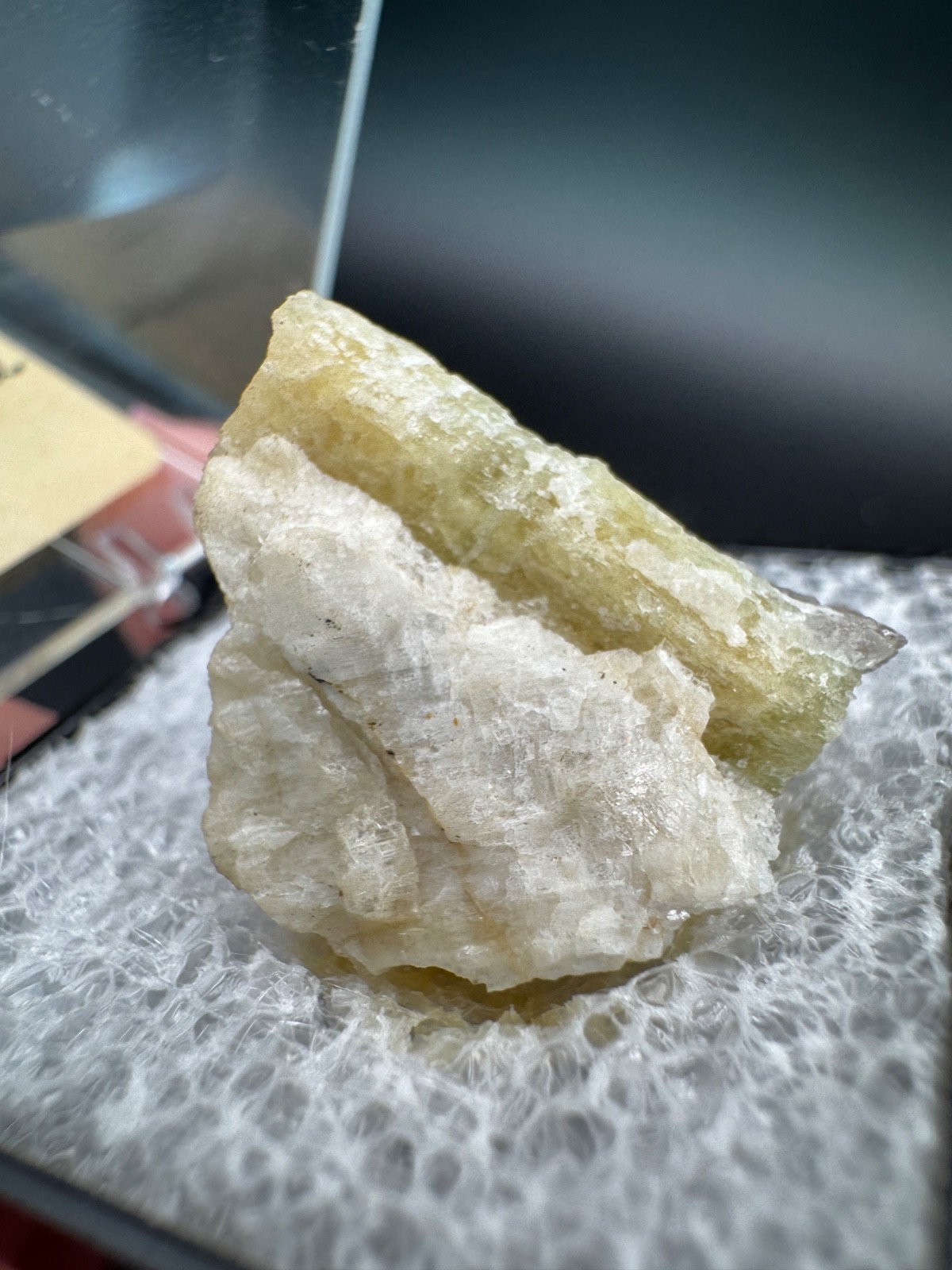 6778 Raw Beryl Specimen in Perky Box Sri Lanka