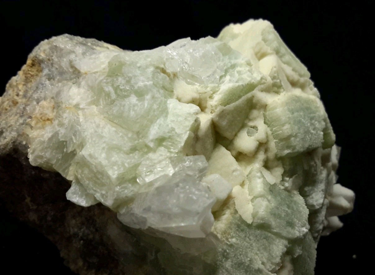 3.75″ PREHNITE with QUARTZ from Imilchil, Morocco