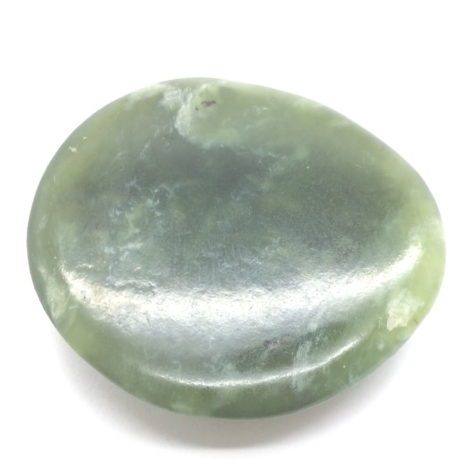 Siberian Nephrite Jade Green Polished Gem Stone Sayan Mountain Siberia Russia #3