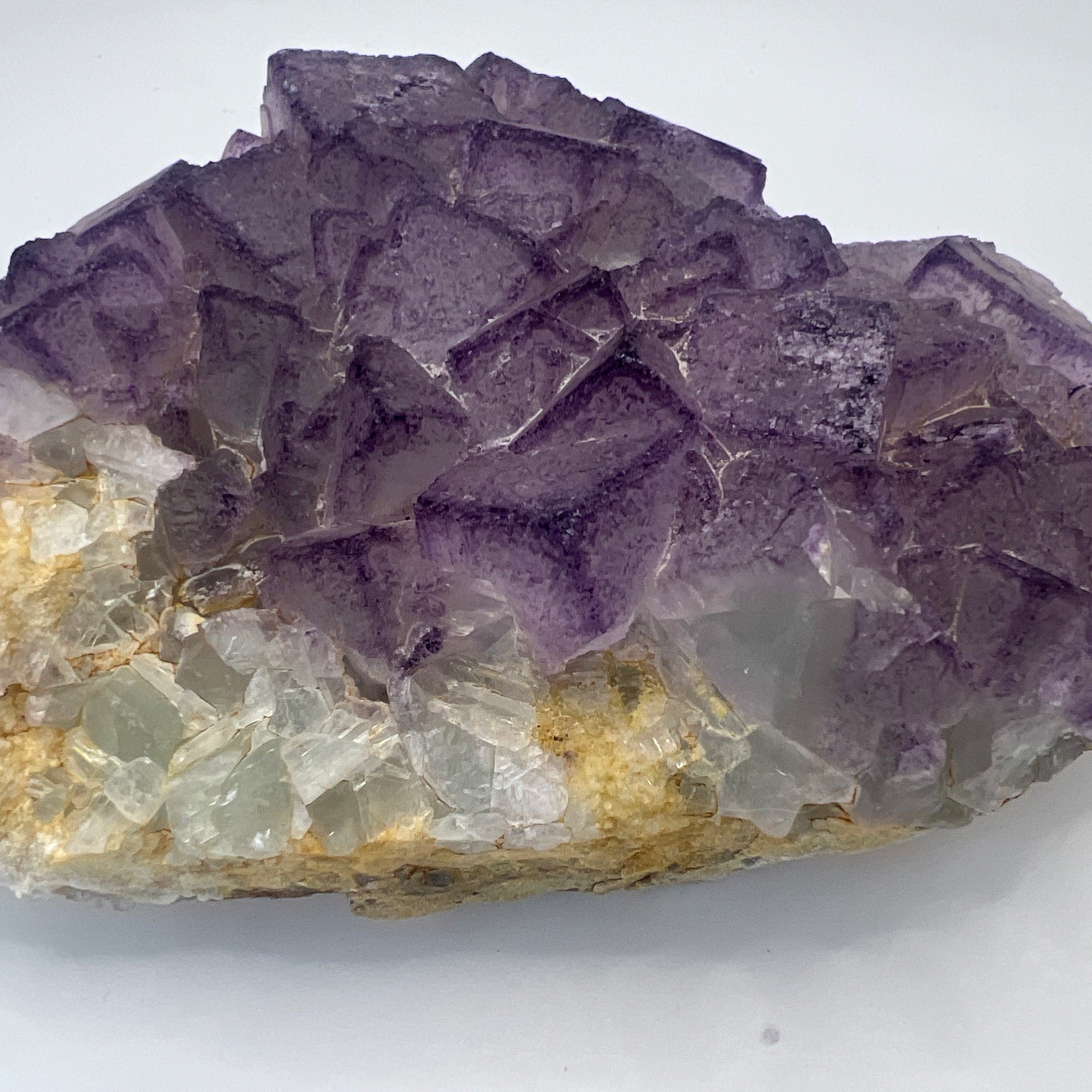 2 Pound!! Natural Guizhou QR Code Fluorite With Stand! Amazing Quality!US Seller
